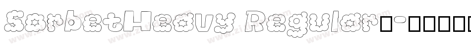 SorbetHeavy Regular下字体转换